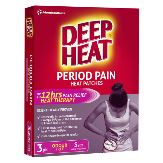 Deep Heat Period Pain Heat Patches 3pk