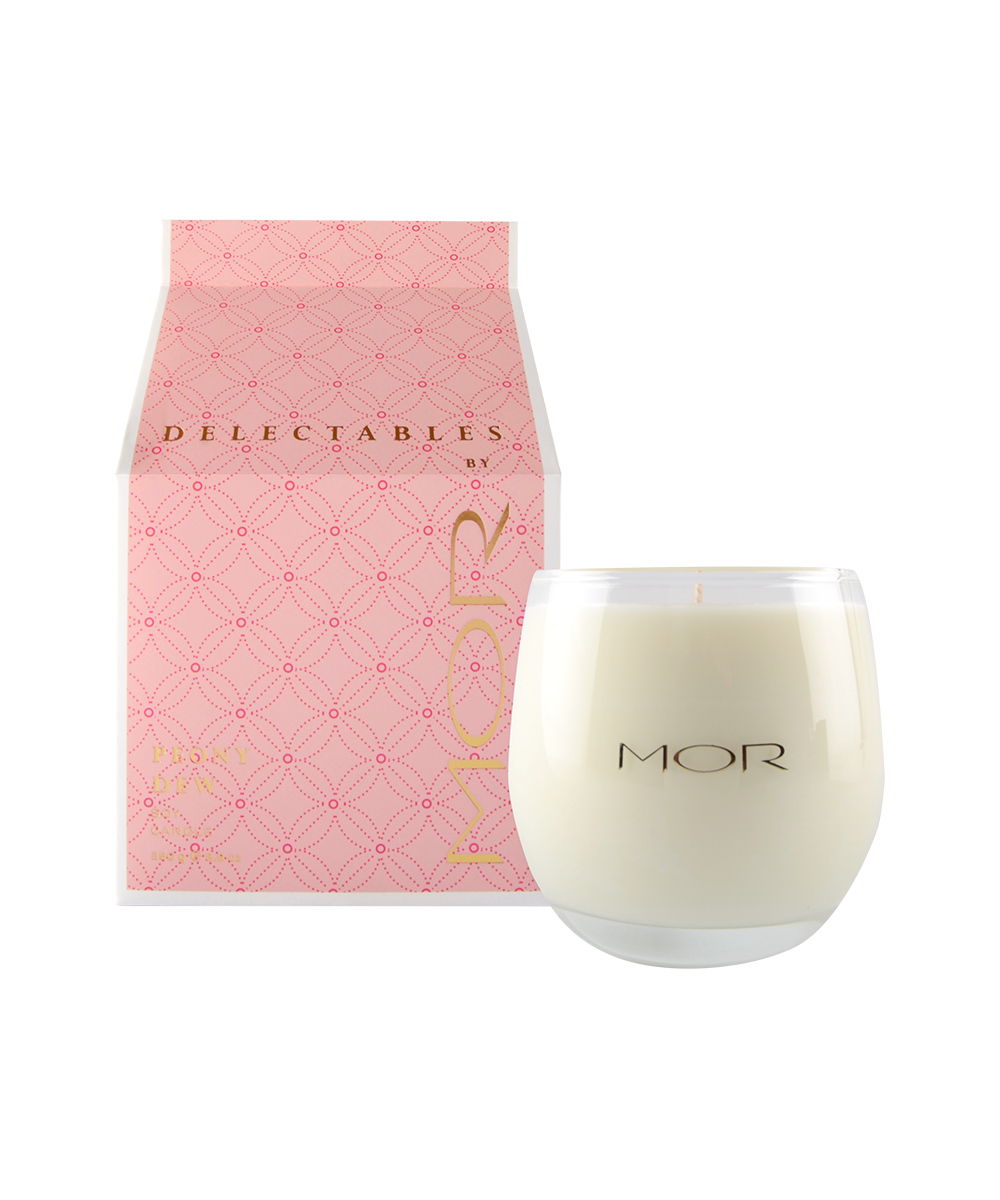 Delectables by MOR Peony Dew Soy Candle 250g