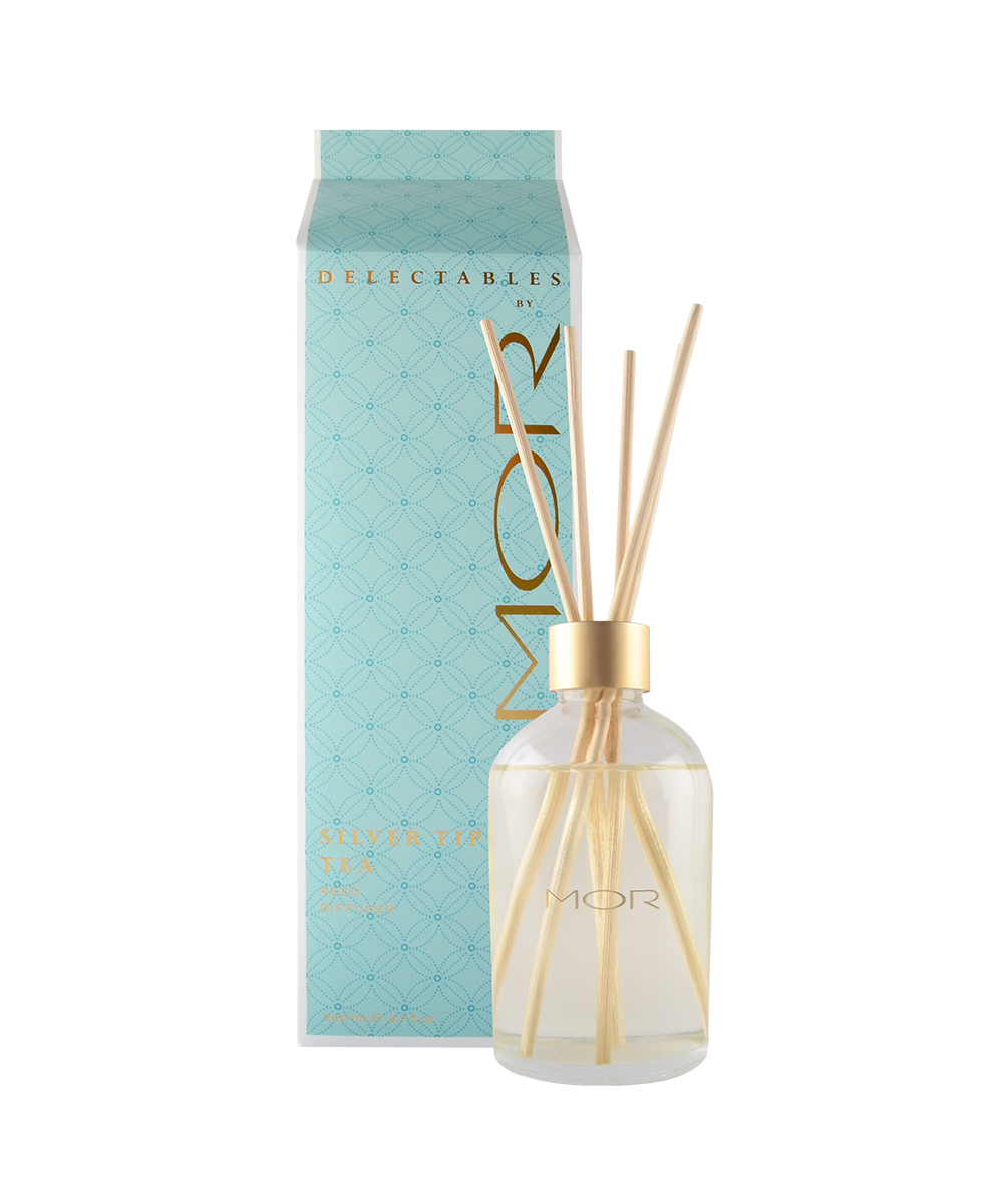 Delectables by MOR Silver Tip Tea Reed Diffuser 200mL
