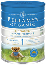 Load image into Gallery viewer, Bellamy&#39;s Organic Step 1 Infant Formula 0 - 6 Months 900g