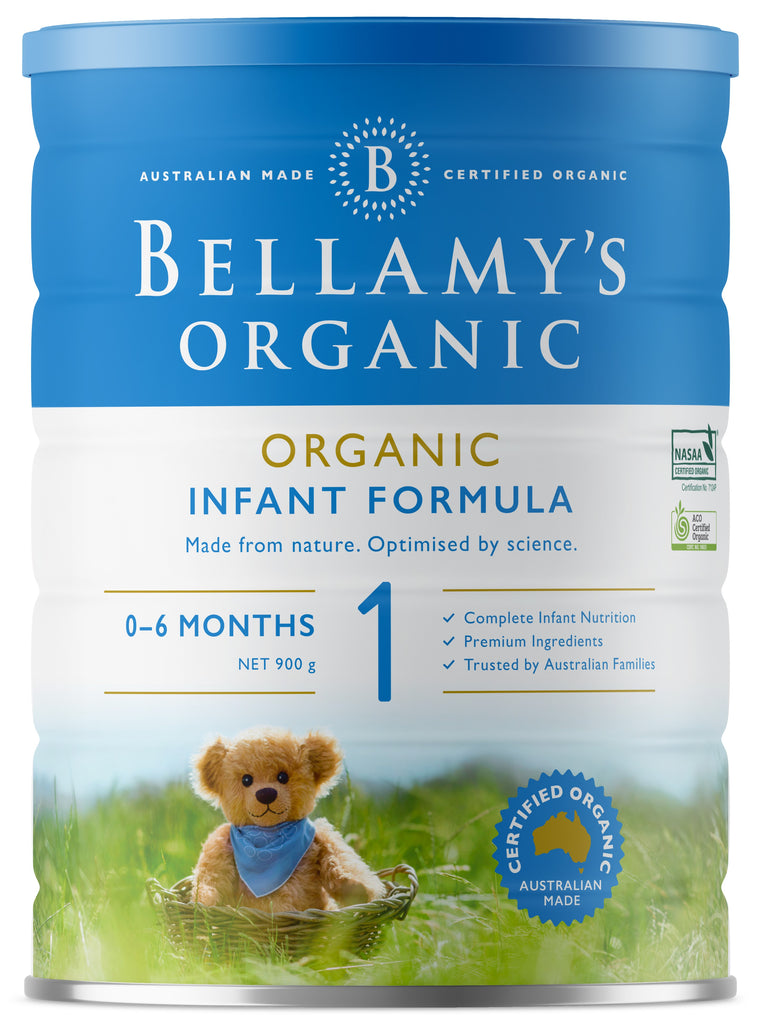 Bellamy's Organic Step 1 Infant Formula 0 - 6 Months 900g