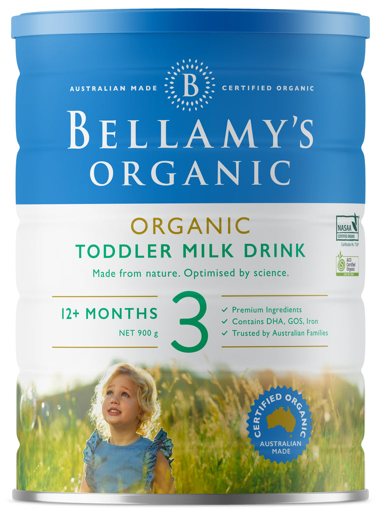 Bellamy's Organic Step 3 Toddler Milk Drink 12 Months - 3 Years 900g