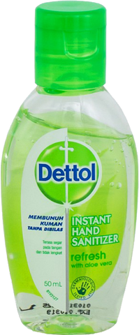 Dettol Hand Sanitiser Aloe Vera 50mL