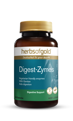 Herbs of Gold Digest-Zymes 60 Vegetarian Capsules