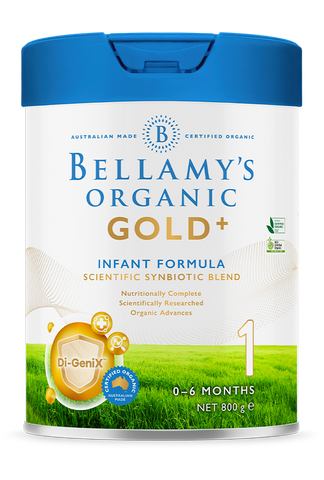 Bellamy's Organic Gold+ Step 1 Infant Formula 0 - 6 months 800g (expiry 9/24)