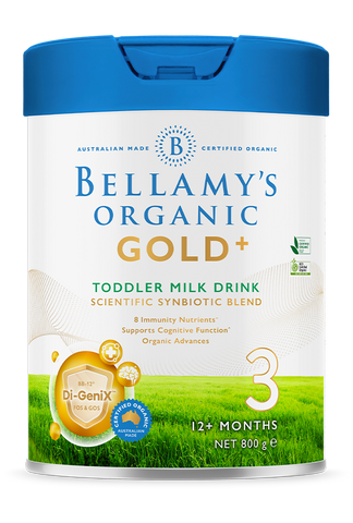 Bellamy's Organic Gold+ Step 3 Toddler Milk Drink 12+ months 800g (Expiry 08/2024)