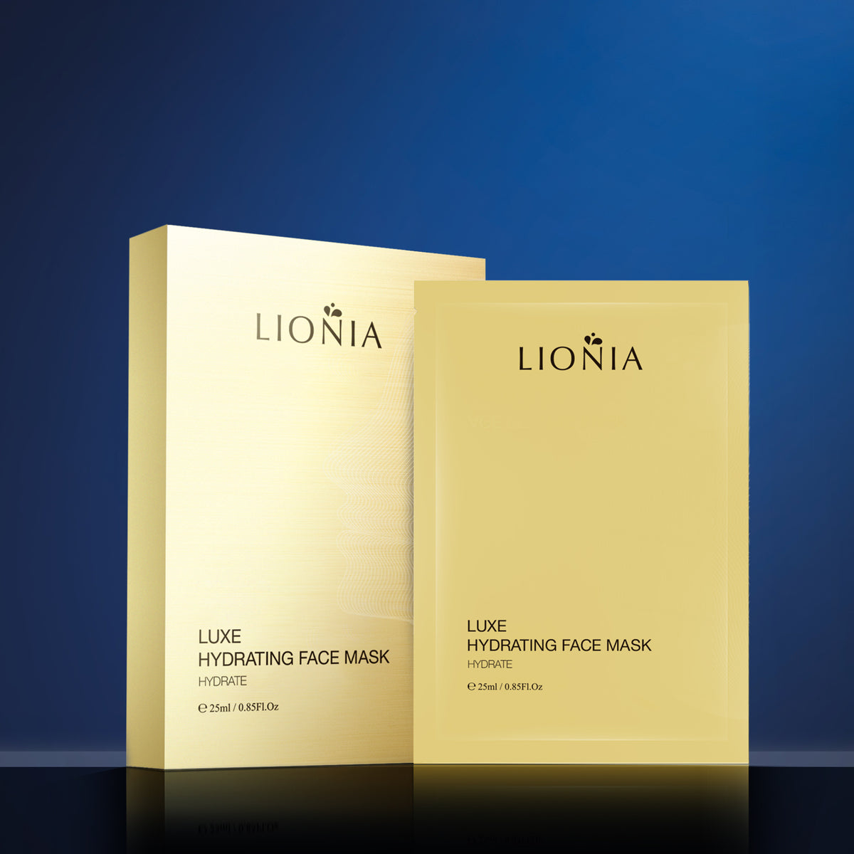 Lionia Luxe Hydrating Face Mask 25mL x 5 Pack