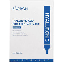 Load image into Gallery viewer, Eaoron Hyaluronic Acid Collagen Face Mask 25ml 5 Piece