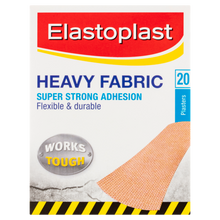 Load image into Gallery viewer, Elastoplast Heavy Fabric Super Strong Adhesion Plasters 20 Pack