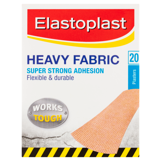 Elastoplast Heavy Fabric Super Strong Adhesion Plasters 20 Pack ...