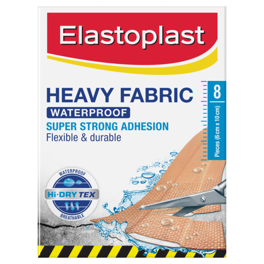 Elastoplast Heavy Fabric Waterproof Dressing 8 Pack