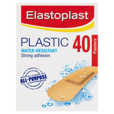 Elastoplast Plastic Water-Resistant All-Purpose Plasters 40 Pack