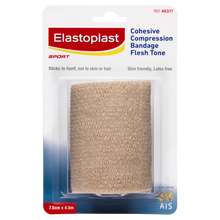 Load image into Gallery viewer, Elastoplast Sport Cohesive Compression Bandage Flesh Tone 7.5cm x 4.5m