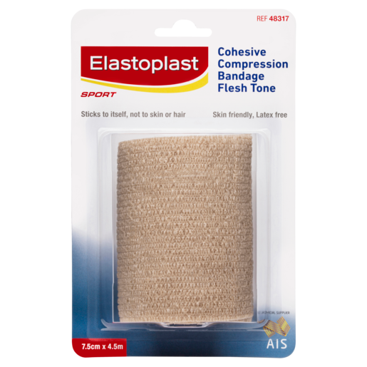 Elastoplast Sport Cohesive Compression Bandage Flesh Tone 7.5cm x 4.5m