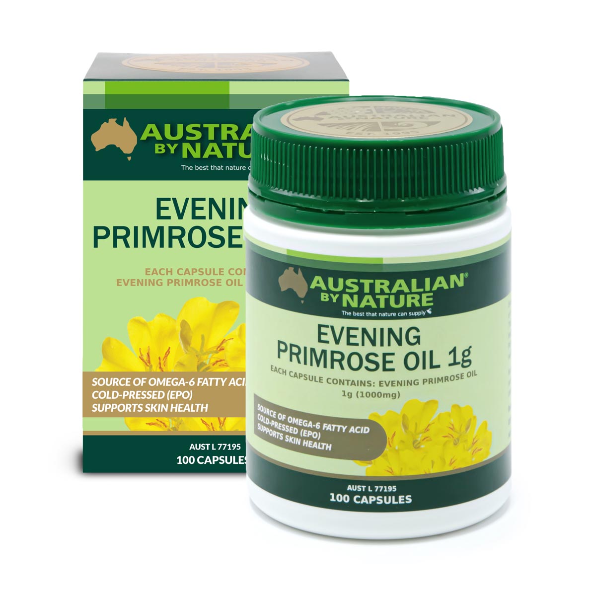 Australian By Nature Evening Primrose Oil 1000mg 100 Capsules