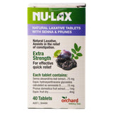 Nu-Lax Natural Laxative Tablets with Senna & Prunes 40 Tablets