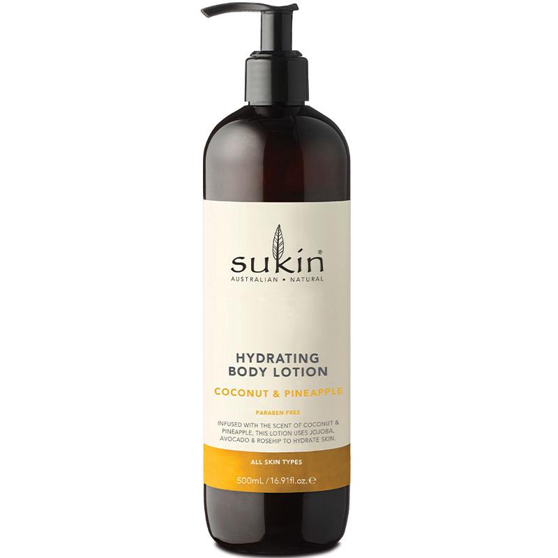 SUKIN Hydrating Body Lotion Pineapple & Coconut 500mL