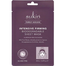 Load image into Gallery viewer, SUKIN Purely Ageless Intensive Firming Sheet Mask Sachet 20mL