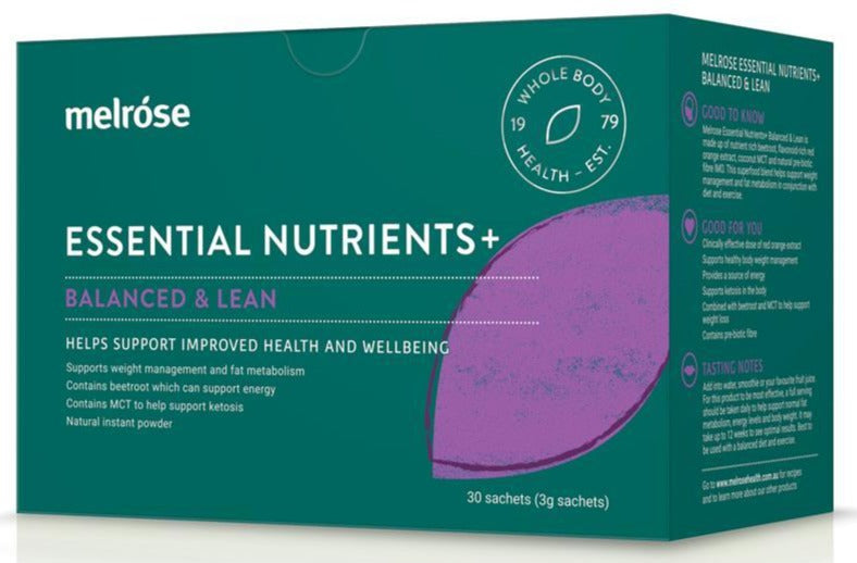 Melrose Essential Nutrition Balance + Lean 30 x 3g