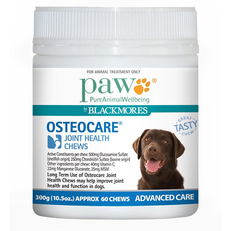 PAW by Blackmores Osteocare Chews 300g