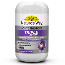 Load image into Gallery viewer, Nature&#39;s Way Joint Restore Triple Action 120 Tablets