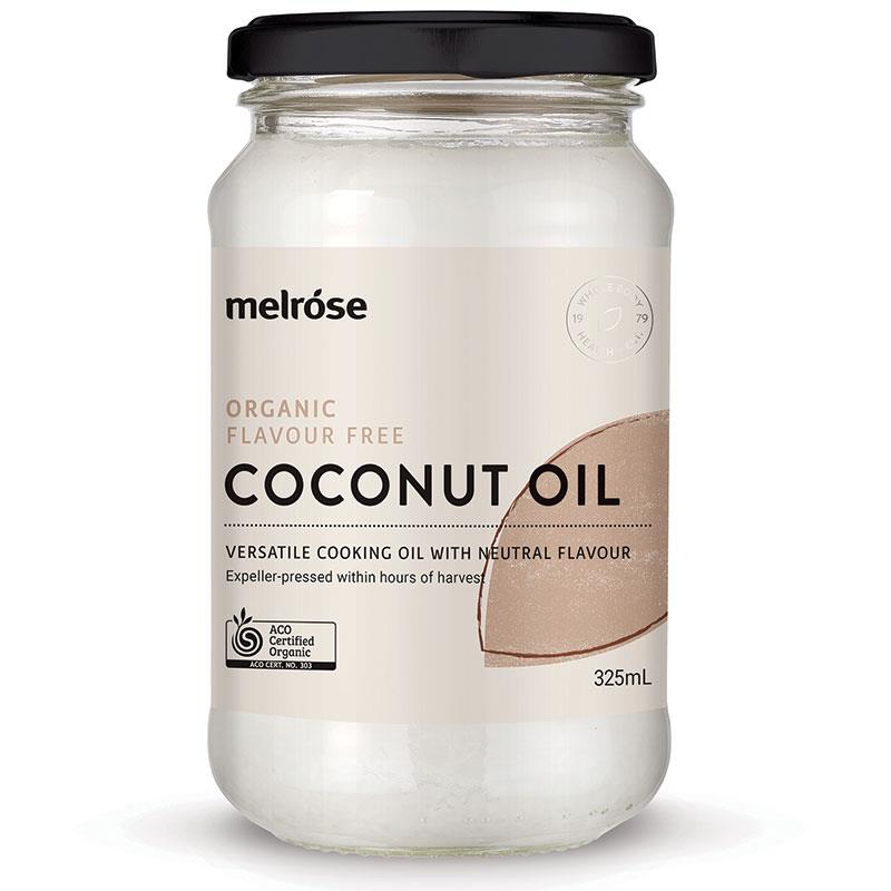 Melrose Organic Flavour Free Coconut Oil 325ml