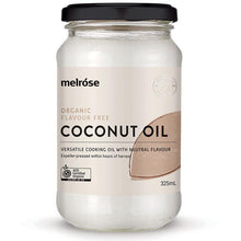 Load image into Gallery viewer, Melrose Organic Flavour Free Coconut Oil 325ml