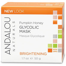 Load image into Gallery viewer, Andalou Brightening Pumpkin Honey Glycolic Mask 50g