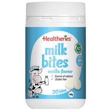 Load image into Gallery viewer, Healtheries Milk Bites Vanilla 50 Bites 190g