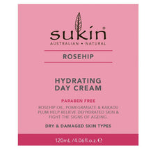 Load image into Gallery viewer, SUKIN Rosehip Hydrating Day Cream 120mL