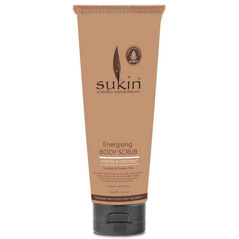 SUKIN Energising Body Scrub - Coffee & Coconut 200mL