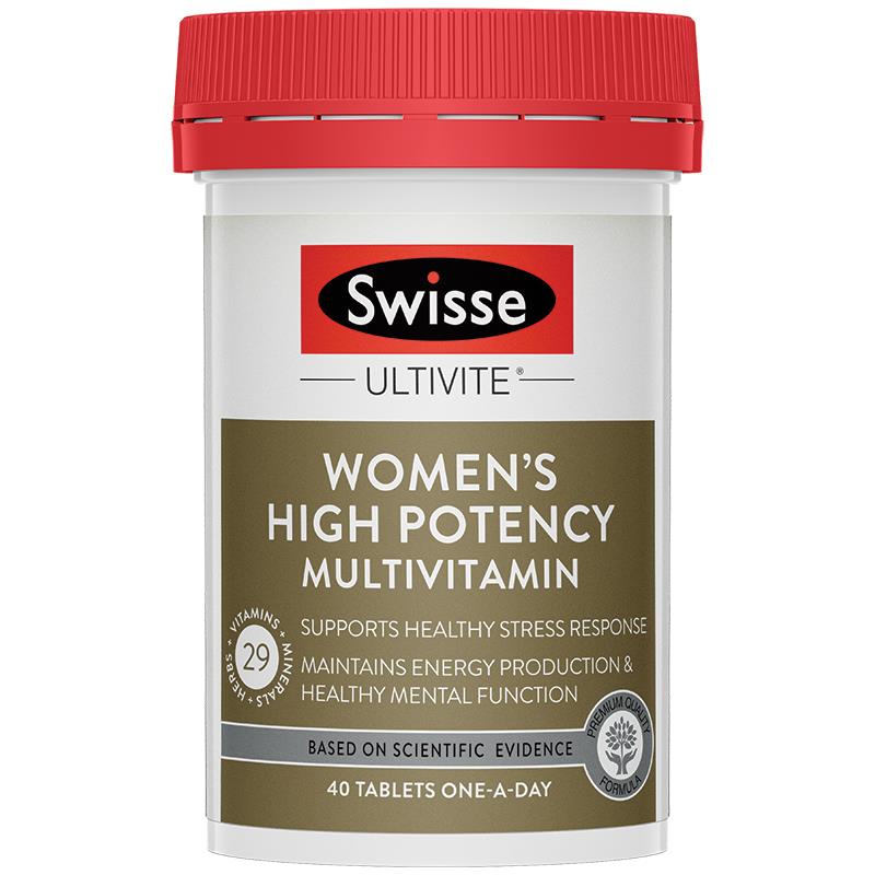 SWISSE Women's Ultivite Power Multivitamin 40 Tablets
