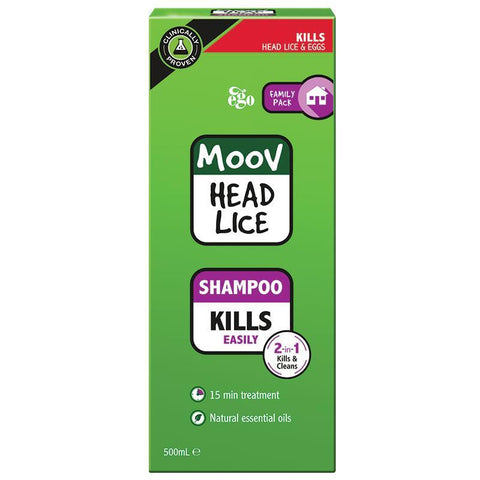 Moov Head Lice Shampoo 500Ml - Lice/Nits