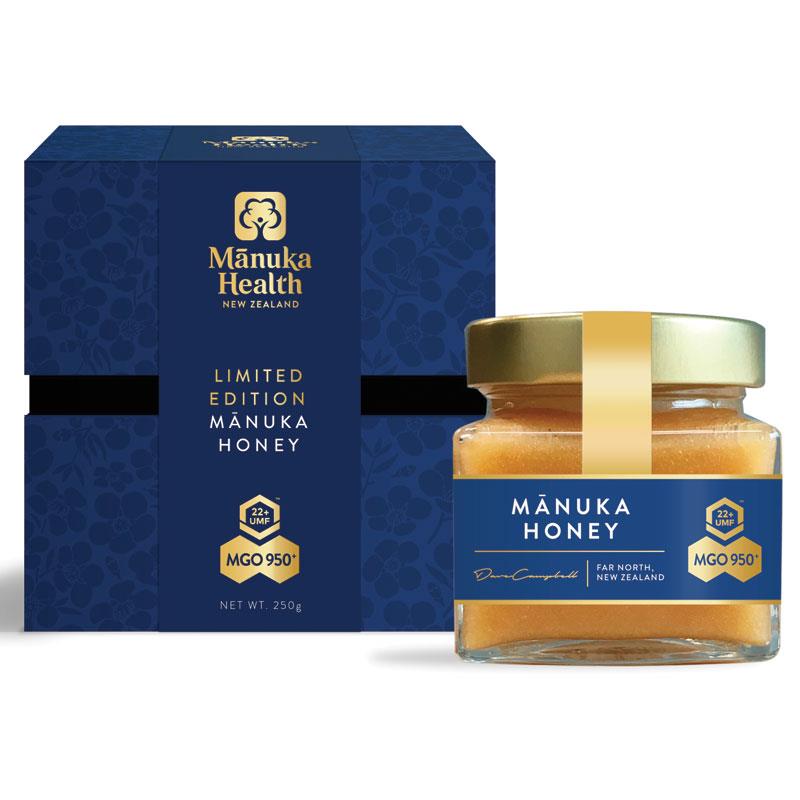 Manuka Health MGO 950+ Manuka Honey UMF 22+ 250g Glass (NOT For sale in WA)