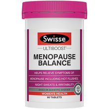 Load image into Gallery viewer, SWISSE Ultiboost Menopause Balance 60 Tablets