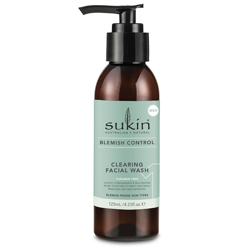 SUKIN Blemish Control Clearing Facial Wash 125mL