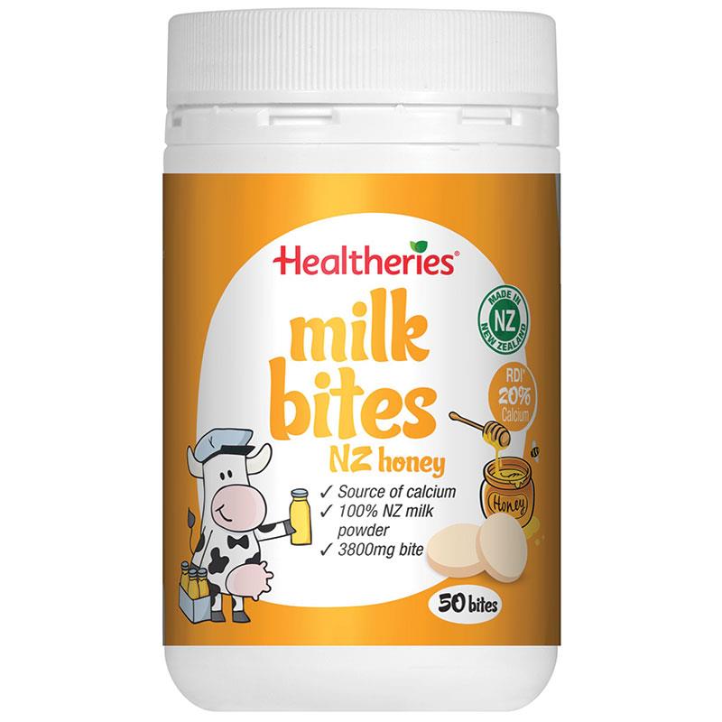 Healtheries Milk Bites New Zealand Honey 50 Bites 190g