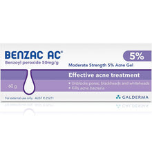 Load image into Gallery viewer, Benzac AC Gel 5% 60g