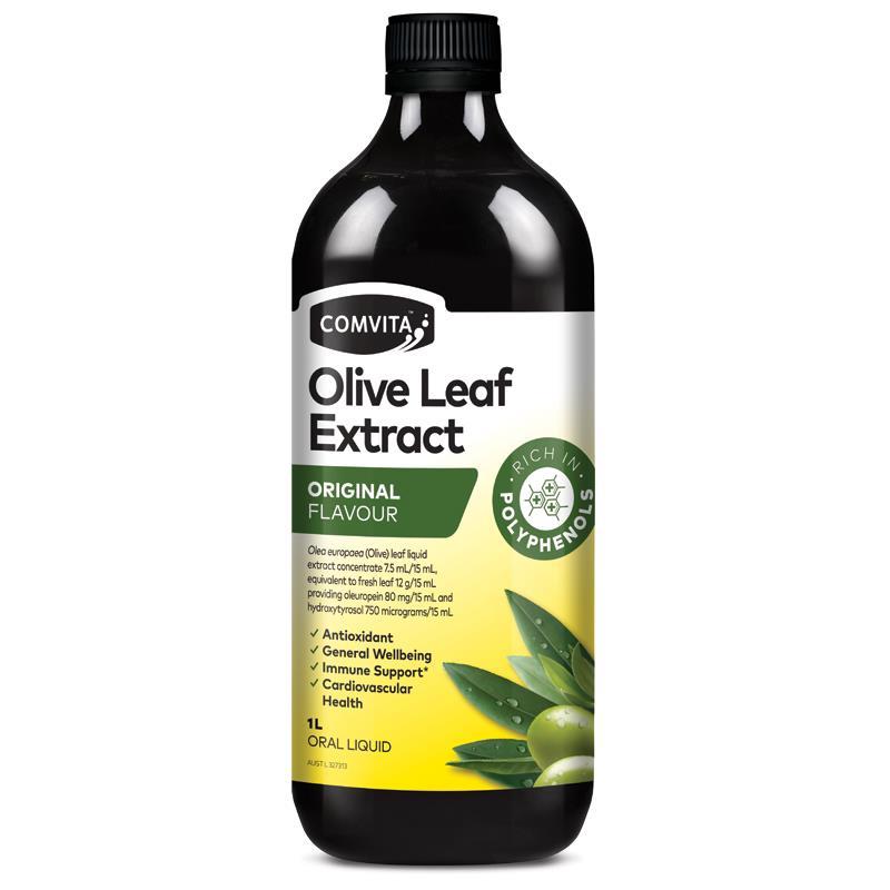 COMVITA Fresh-Picked Olive Leaf Extract Natural Original 1L