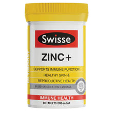 Load image into Gallery viewer, SWISSE Ultiboost Zinc+ 60 Tablets