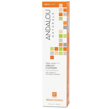 Load image into Gallery viewer, Andalou Brightening Meyer Lemon Creamy Cleanser 178mL