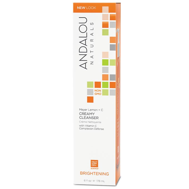 Andalou Brightening Meyer Lemon Creamy Cleanser 178mL