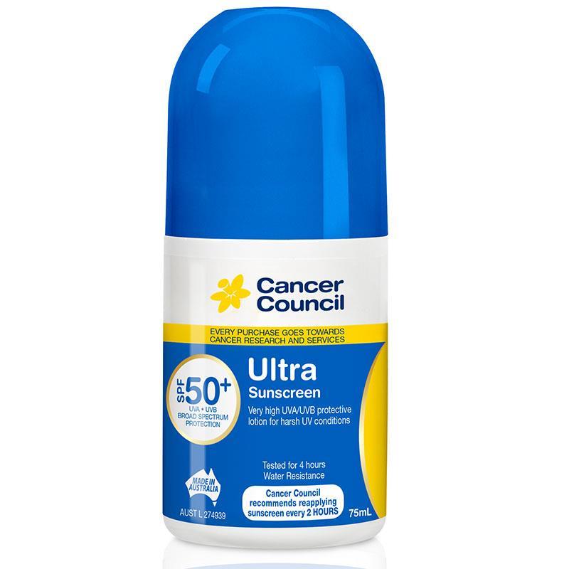 Cancer Council Ultra Roll-On SPF 50+ 75ml