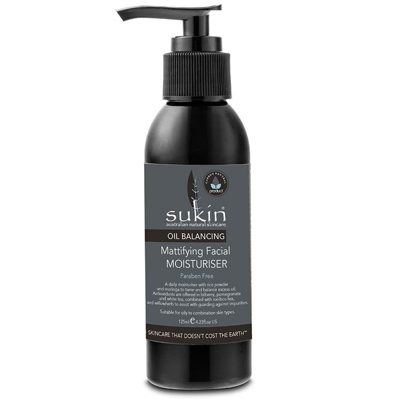 SUKIN Oil Balancing Mattifying Facial Moisturiser 125mL