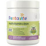 Pentavite Multivitamin + Iron Kids 60 Chewable Tablets