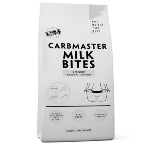 Bio-E CarbMaster Milk Bites Yogurt Natural Flavour 60 Sachets 120g