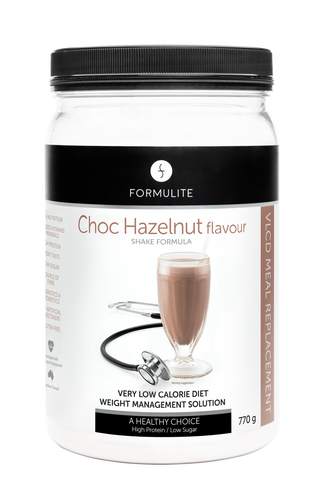 Formulite Meal Replacement Tub - Choc Hazelnut Flavour 770g - 14 Serves