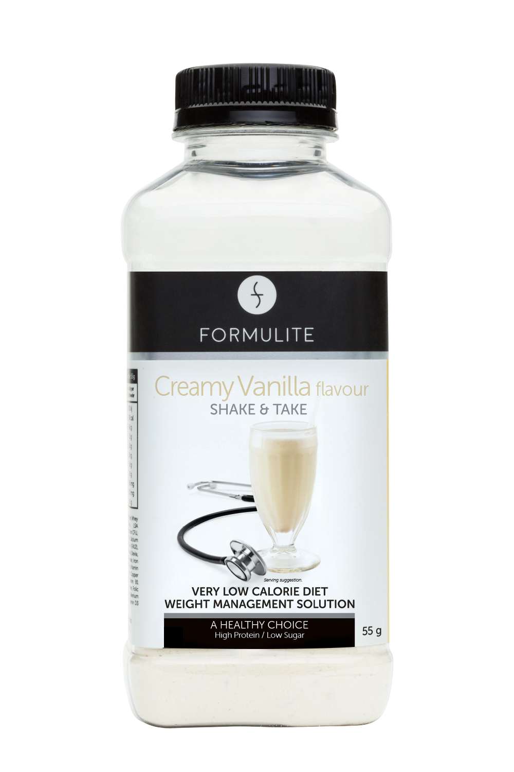 Formulite Meal Replacement Shake & Take - Creamy Vanilla Flavour 55g Single Serve