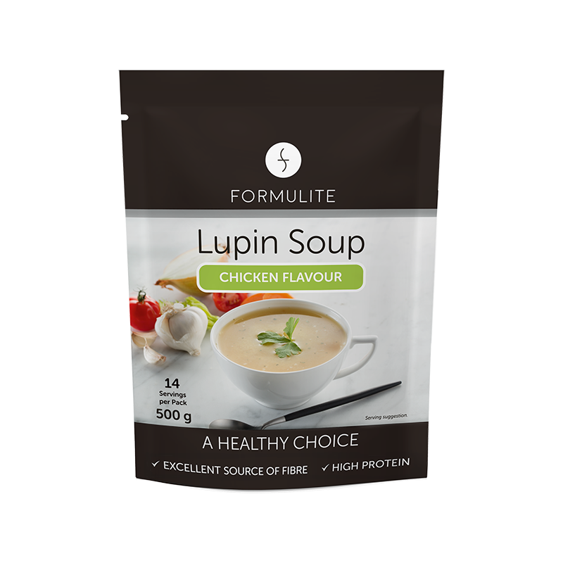 Formulite Lupin Soup Bag - Chicken Flavour 500g - 14 Serves