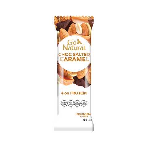 Go Natural Choc Salted Caramel Bar 40g